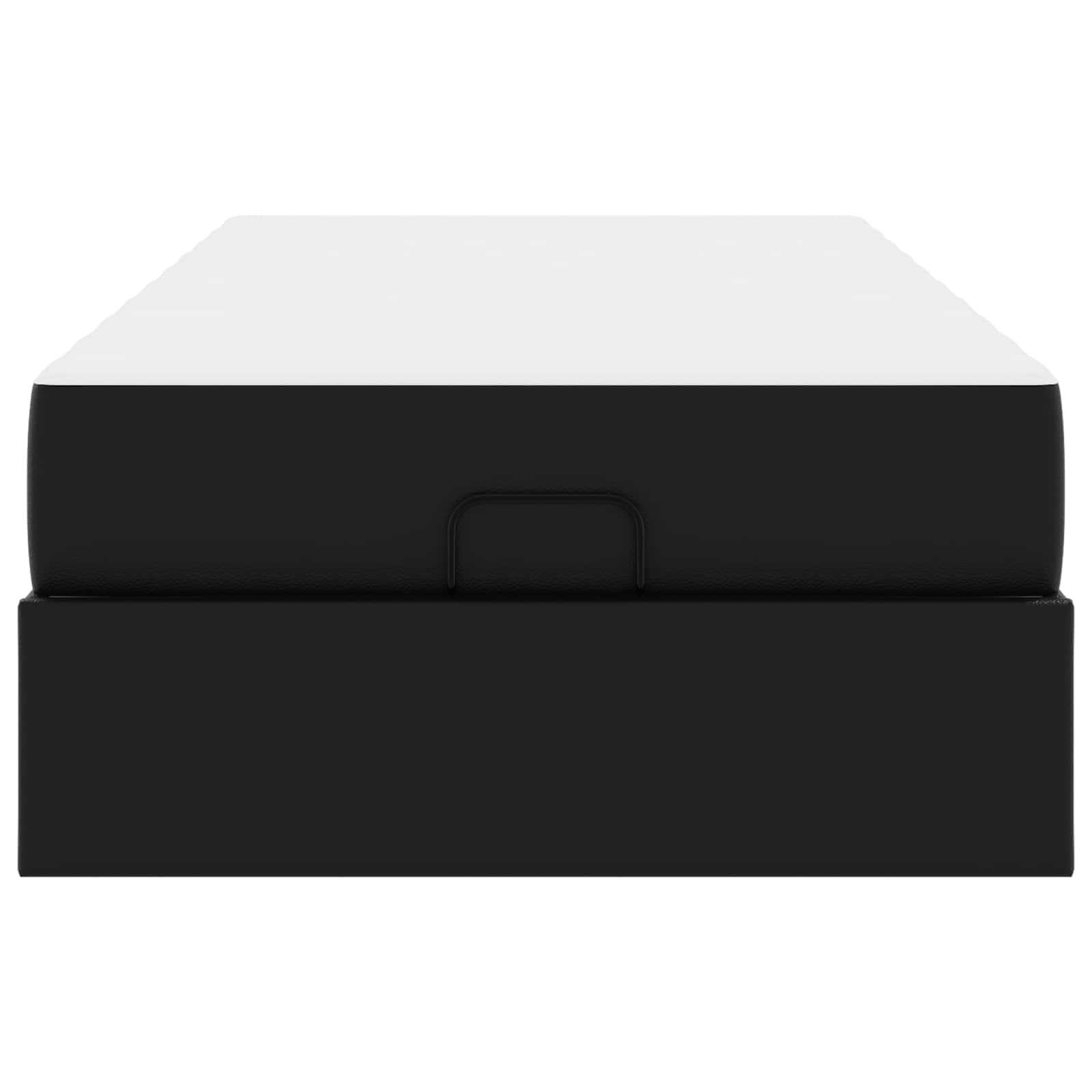 Cadre de lit avec matelas Autre 2 pcs Noir PVC - XIOS