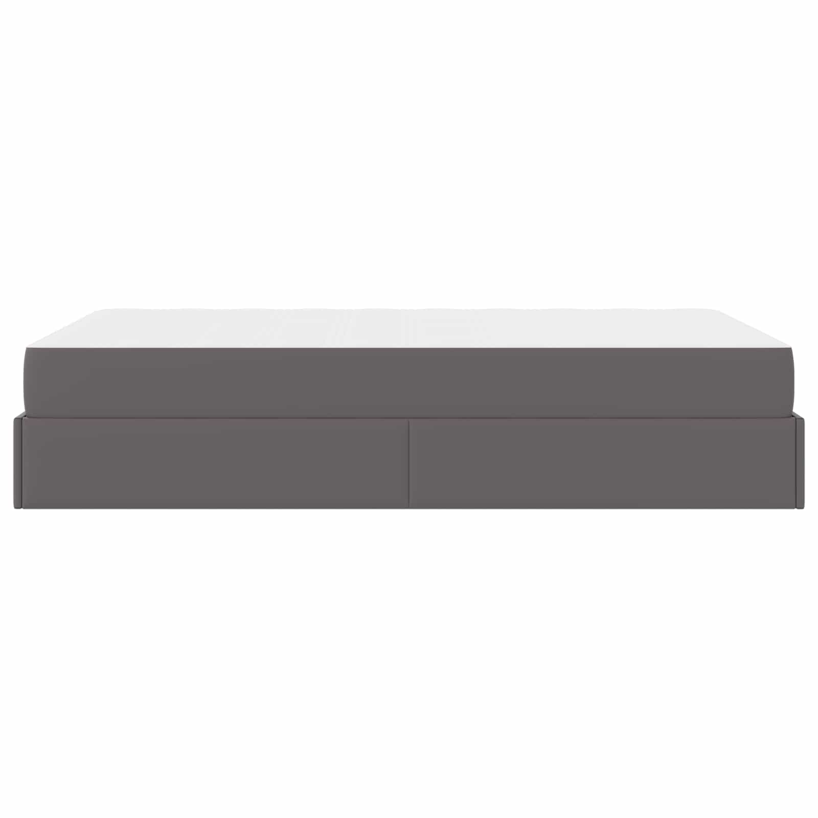 Cadre de lit avec matelas Autre 2 pcs Gris PVC - XIOS