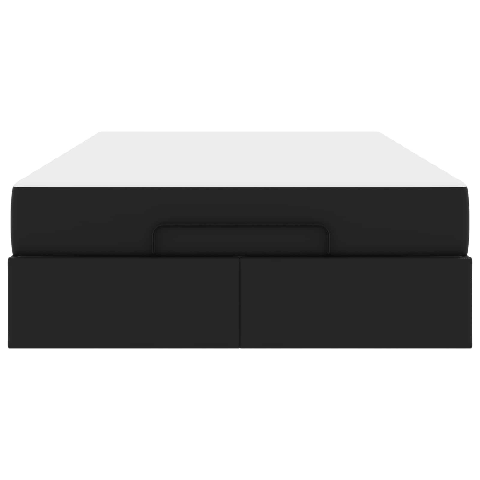 Cadre de lit avec matelas Autre 2 pcs Noir PVC - XIOS