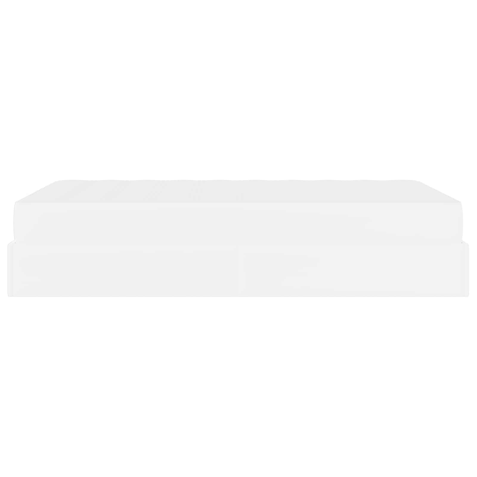 Cadre de lit avec matelas Autre 2 pcs Blanc PVC - XIOS
