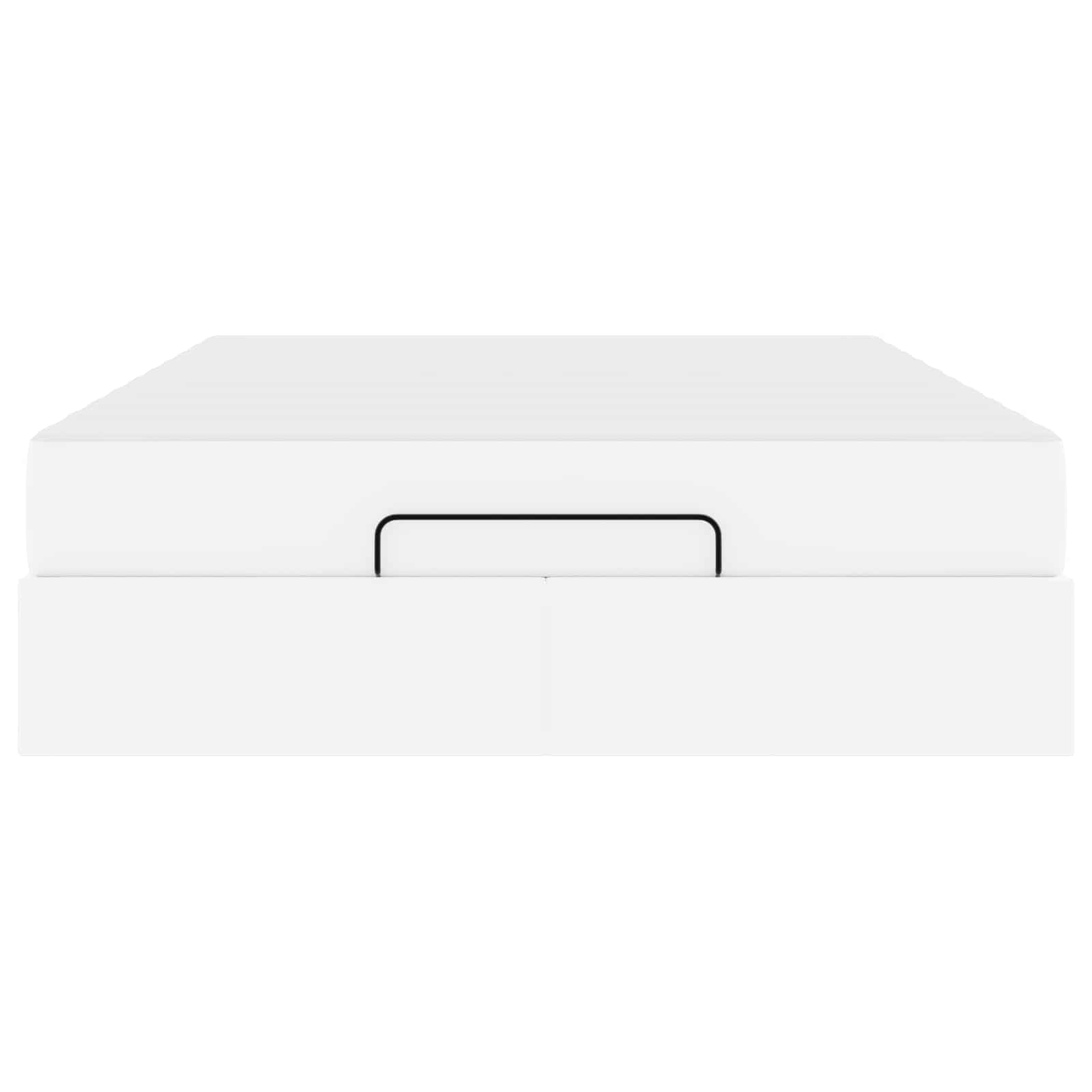 Cadre de lit avec matelas Autre 2 pcs Blanc PVC - XIOS