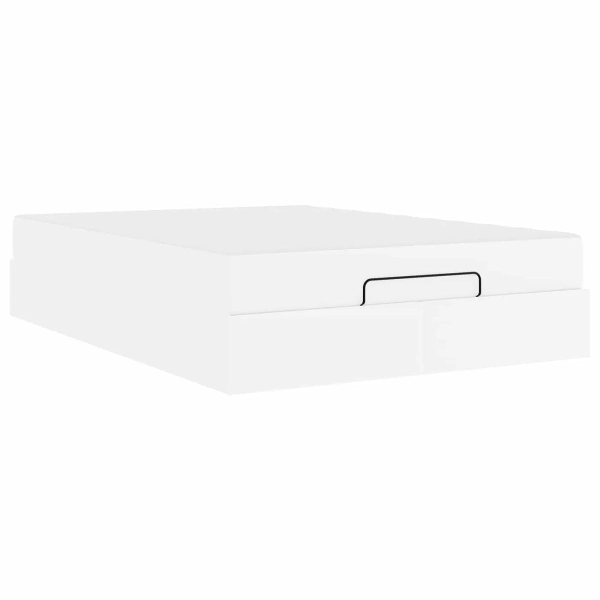 Cadre de lit avec matelas Autre 2 pièces Blanc PVC - XIOS
