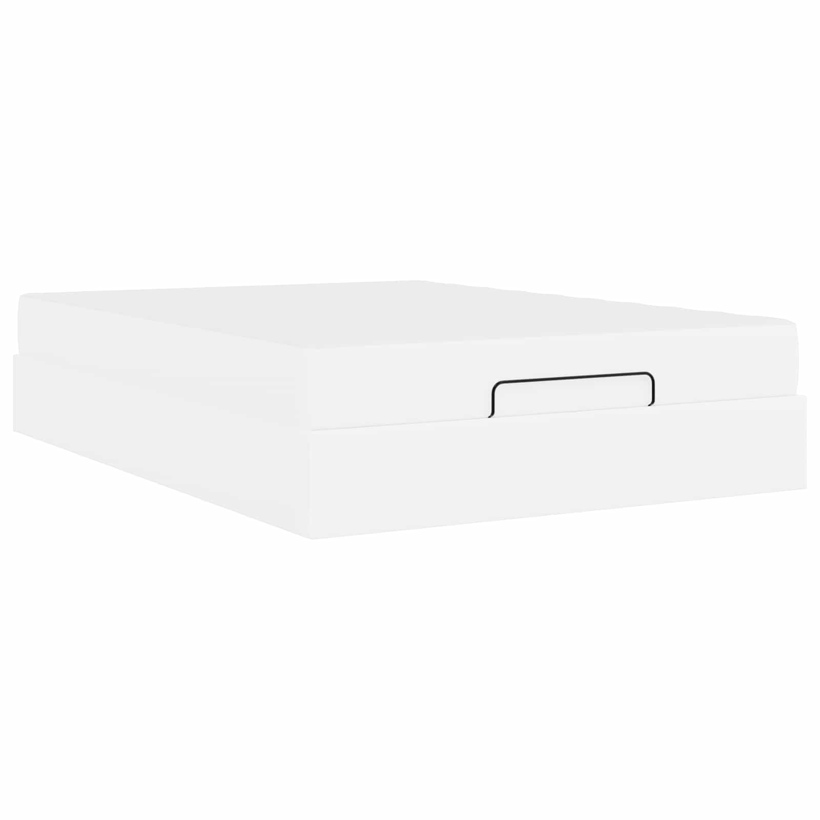 Cadre de lit avec matelas Autre 2 pcs Blanc PVC - XIOS
