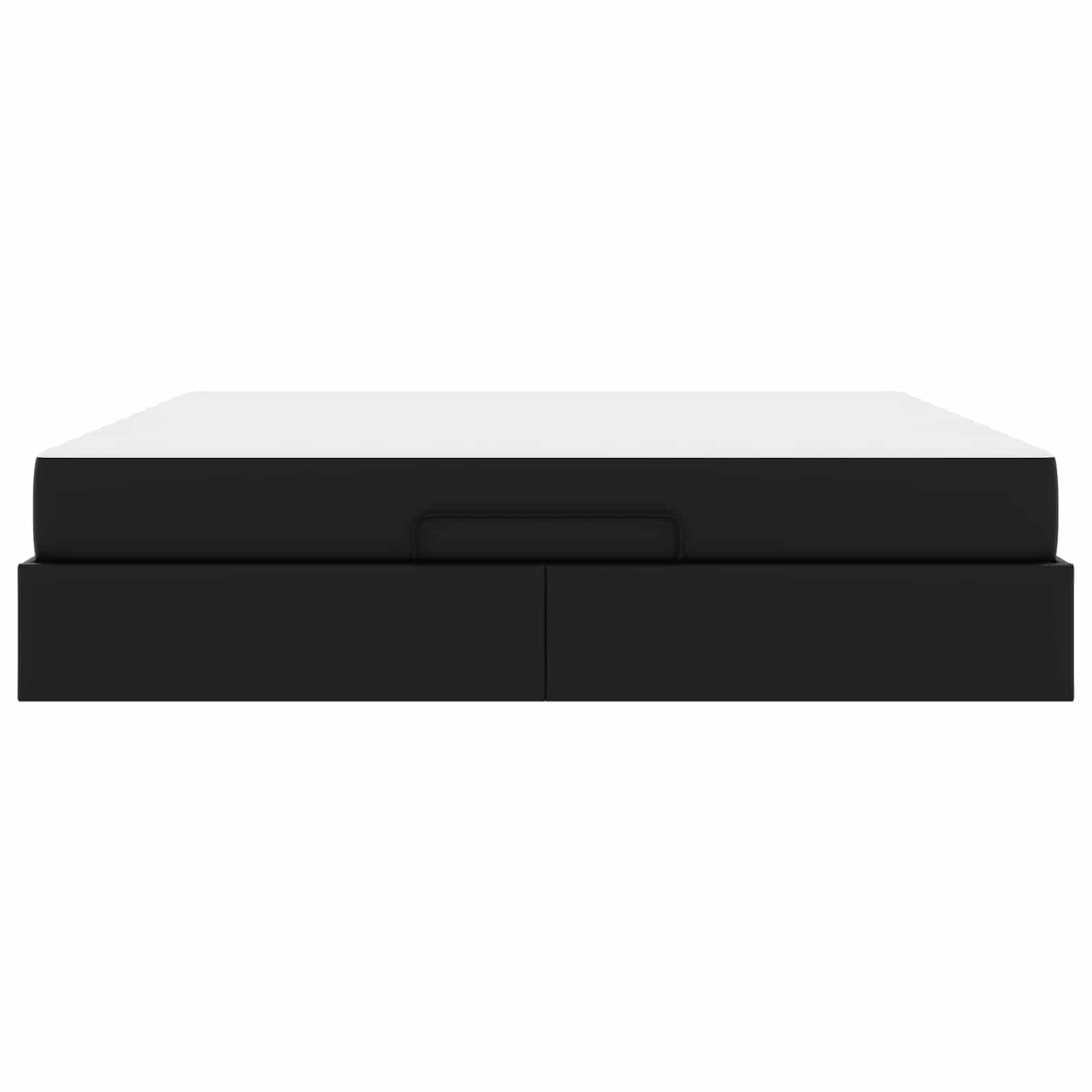 Cadre de lit avec matelas Autre 2 pcs Noir PVC - XIOS