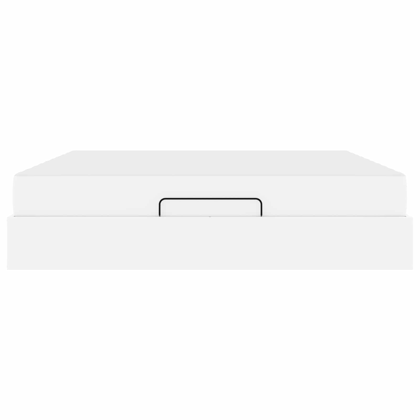 Cadre de lit avec matelas Autre 2 pcs Blanc PVC - XIOS