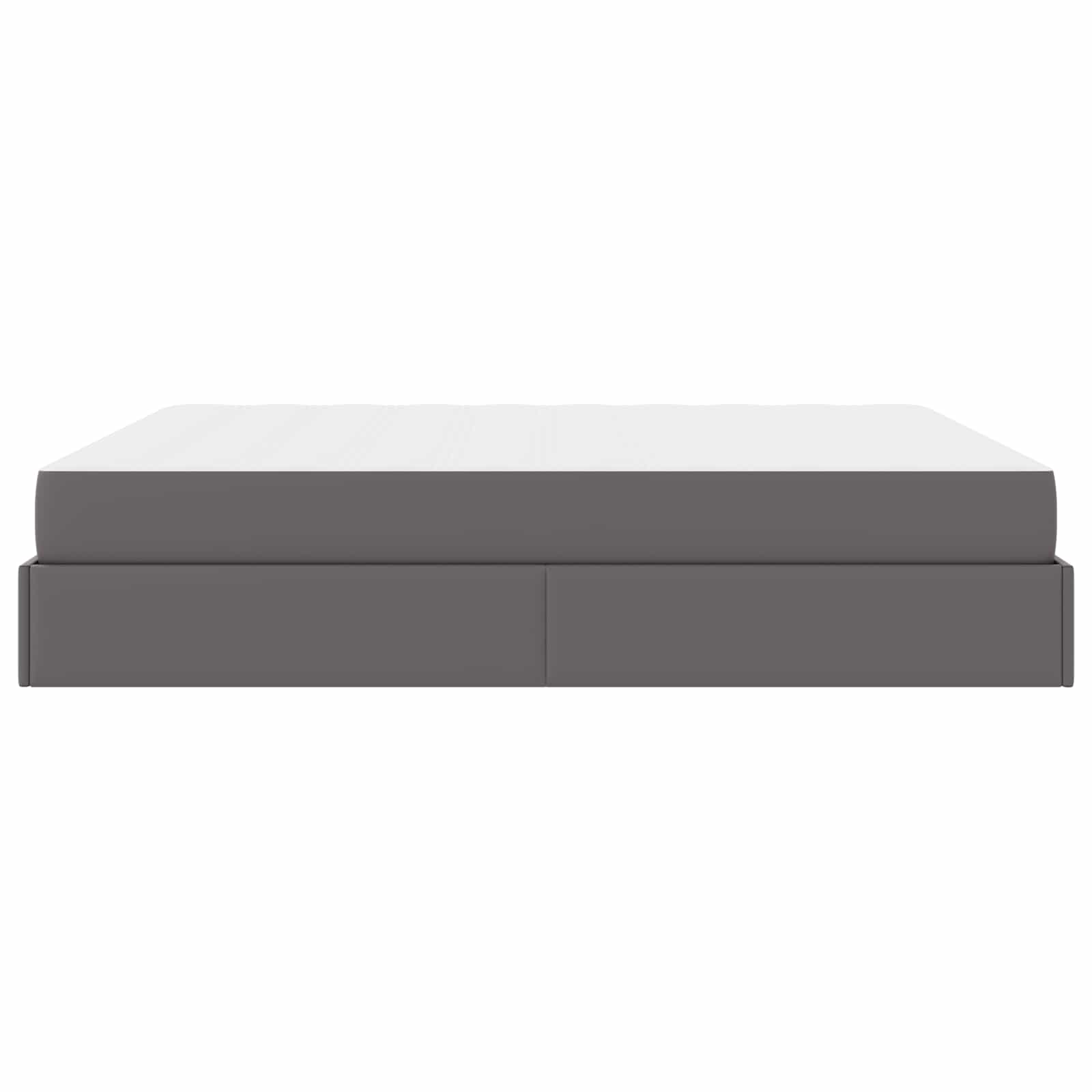 Cadre de lit avec matelas Autre 2 pcs Gris PVC - XIOS