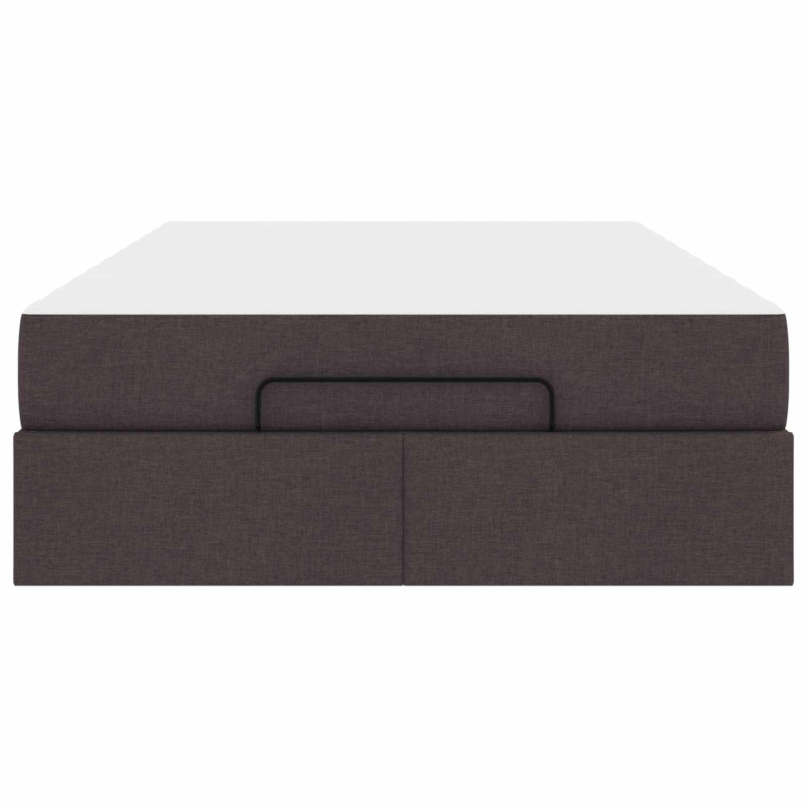 Cadre de lit avec matelas 2 pcs Tan tissu - XIOS