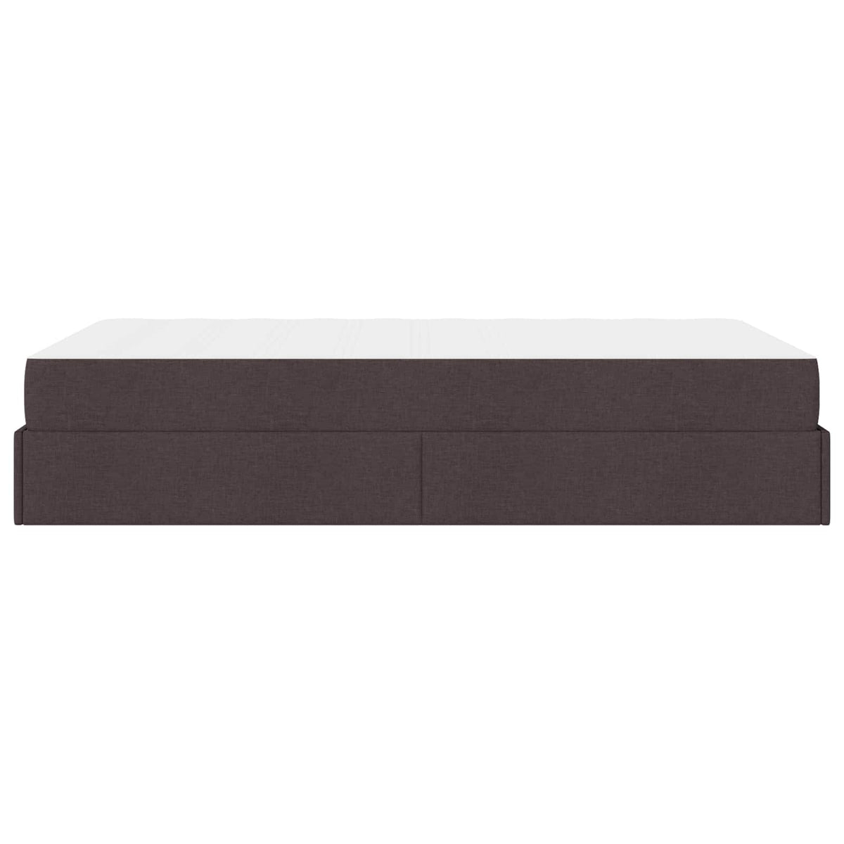 Cadre de lit avec matelas 2 pièces Tan tissu