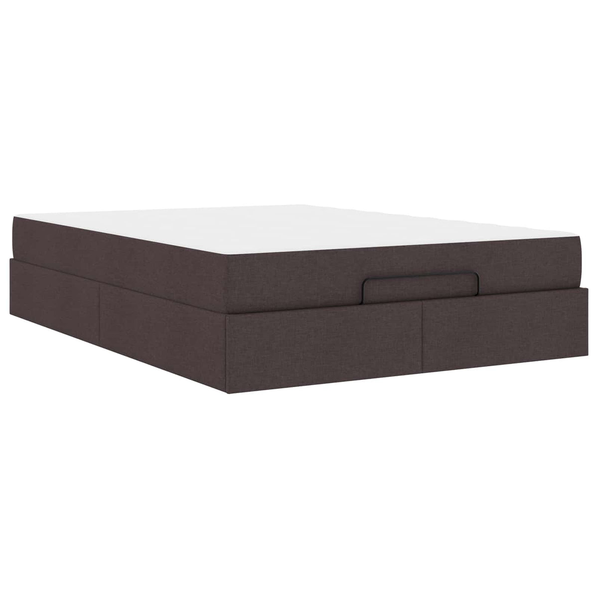 Cadre de lit avec matelas 2 pc Tan tissu - XIOS Store SNC