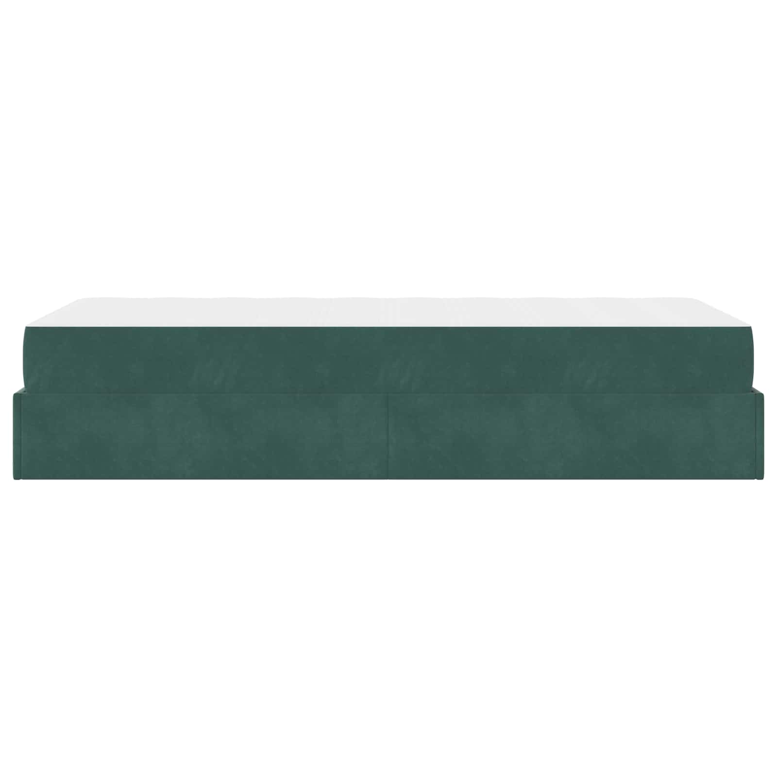 Cadre de lit avec matelas 2 pcs Vert Velours - XIOS