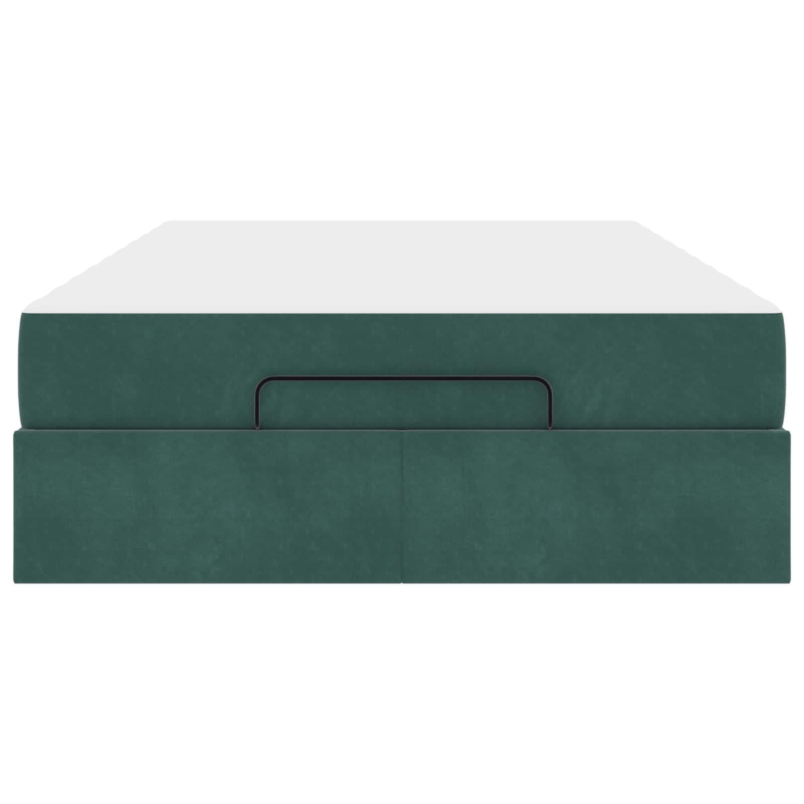 Cadre de lit avec matelas 2 pcs Vert Velours - XIOS