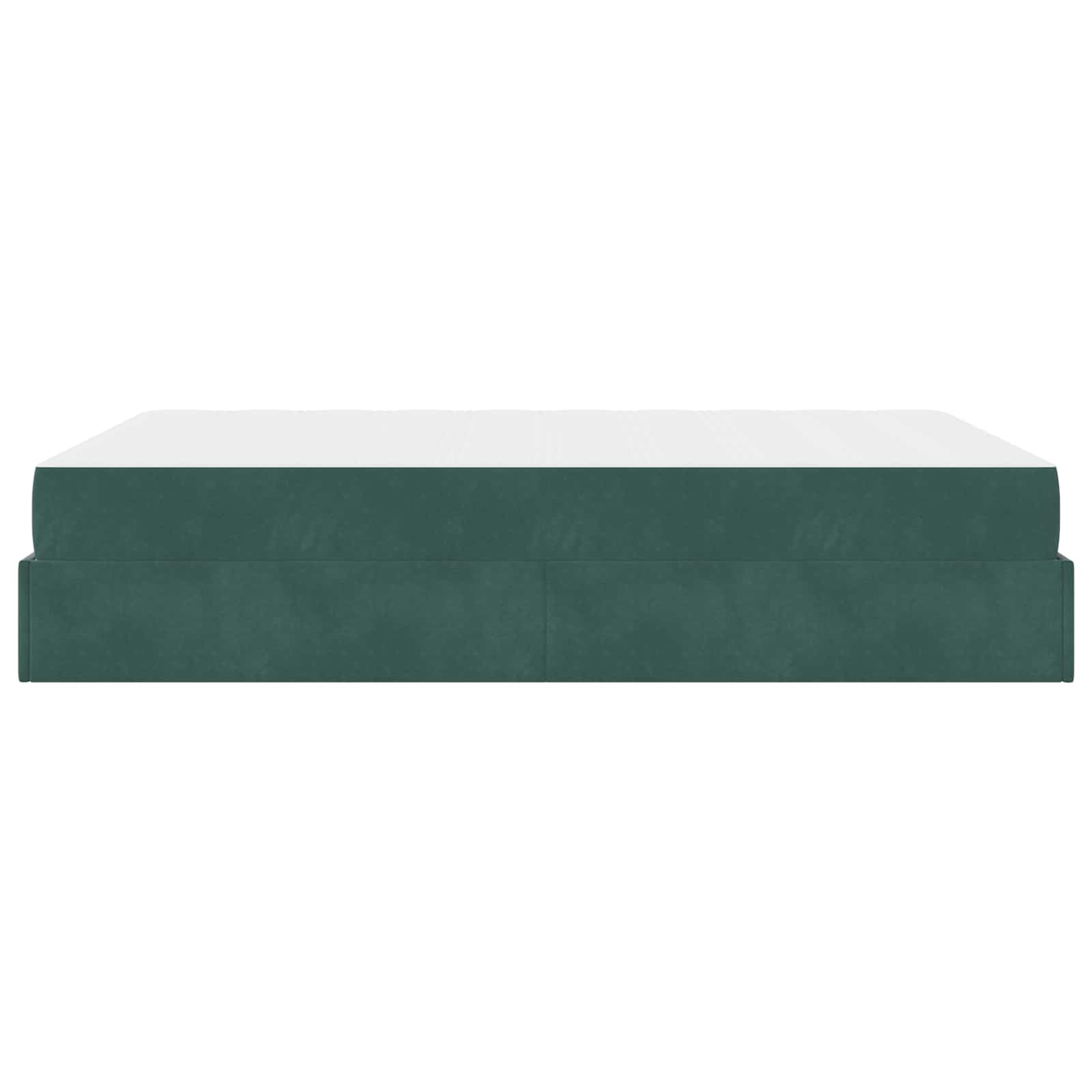 Cadre de lit avec matelas 2 pcs Vert Velours - XIOS
