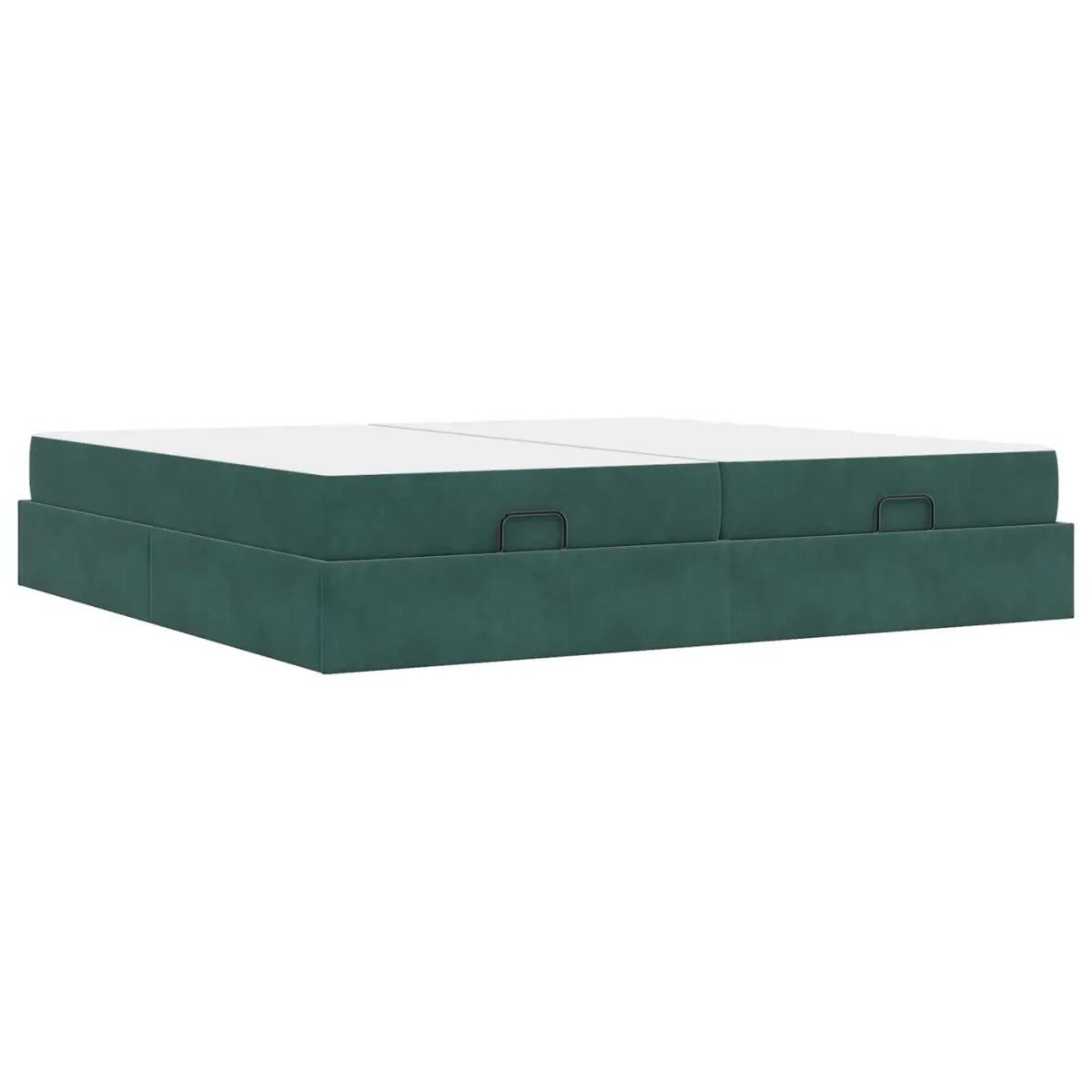 Cadre de lit avec matelas 2 pièces Vert Velours - XIOS