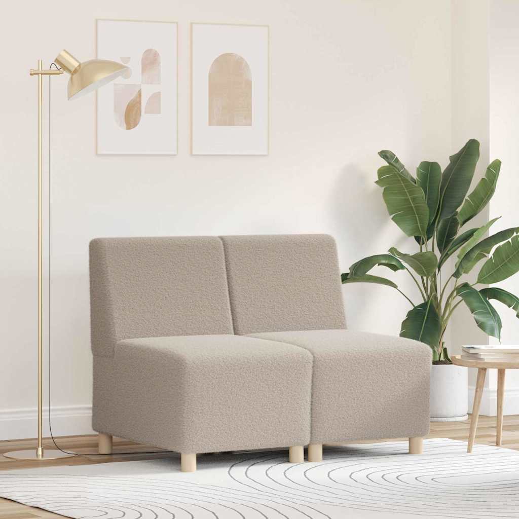 Unité de Sofa Modulaire Sans Accoudoirs 2 pcs Gris clair - XIOS