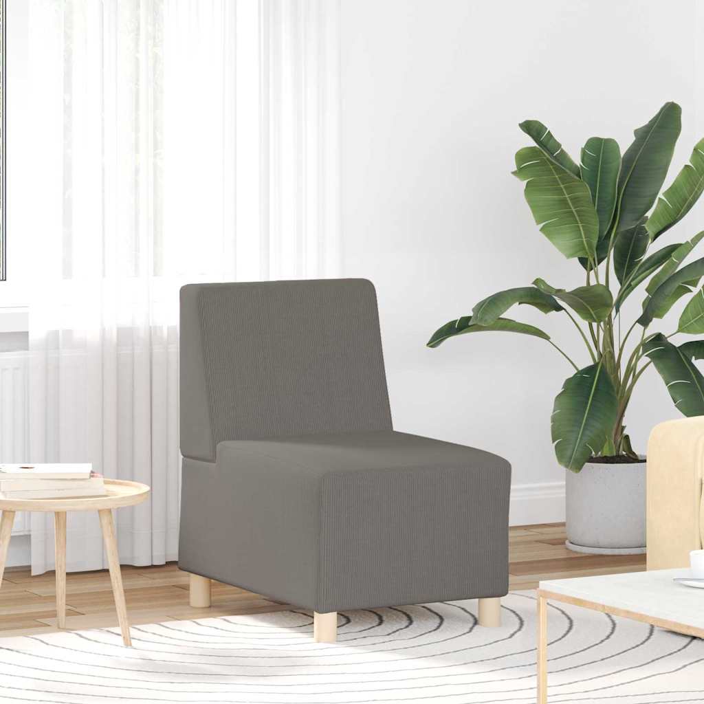 Unité de Sofa Modulaire Sans Accoudoirs 3 pcs Gris clair - XIOS