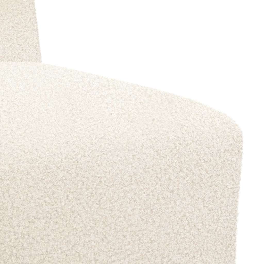 Unité de Sofa Modulaire Sans Accoudoirs 3 pcs Crème - XIOS