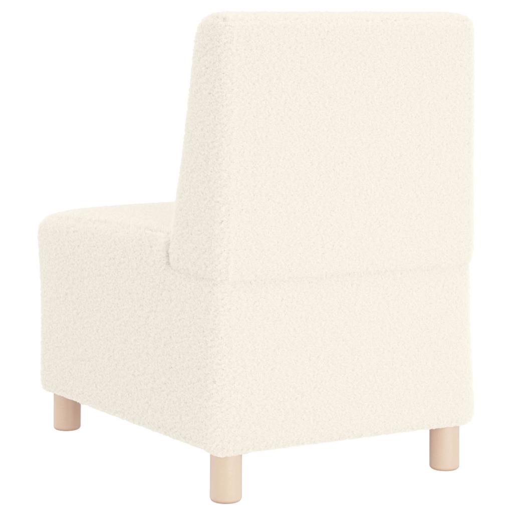 Unité de Sofa Modulaire Sans Accoudoirs 3 pcs Crème - XIOS