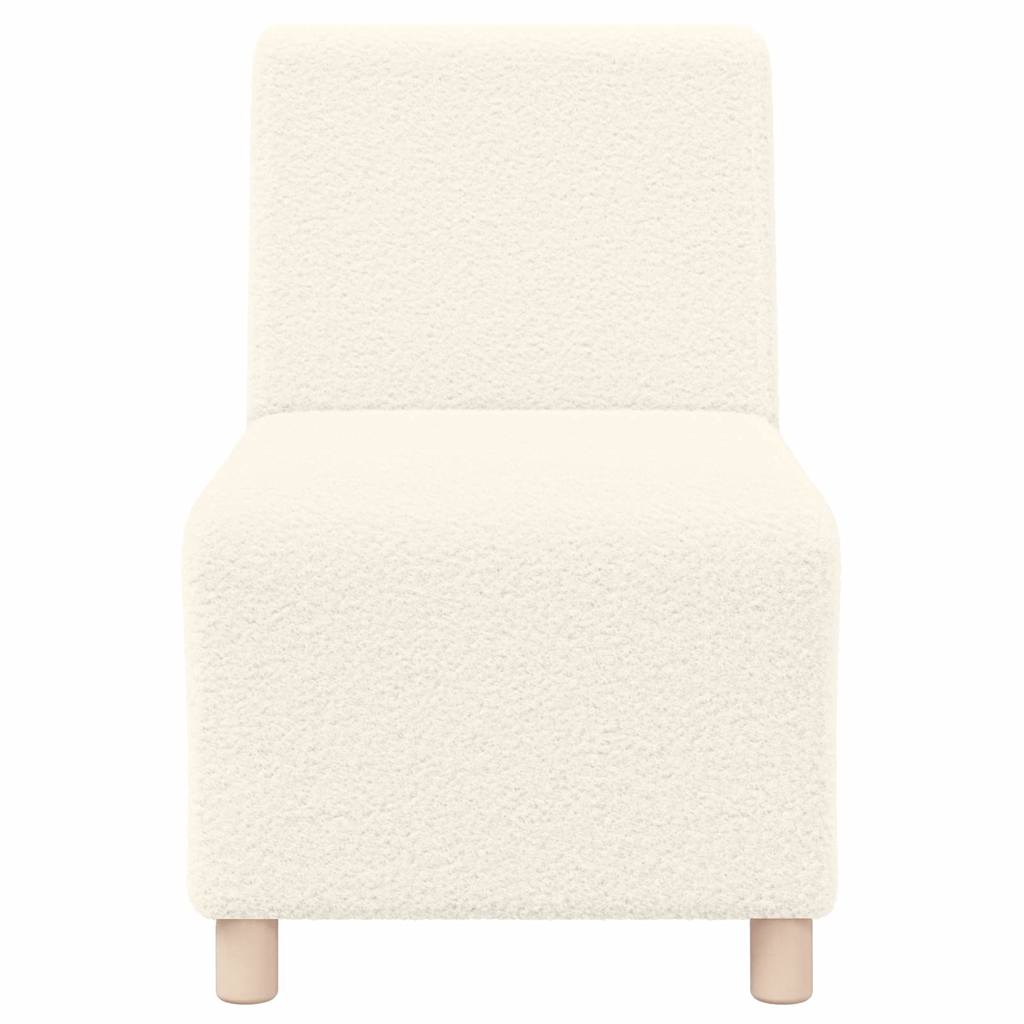 Unité de Sofa Modulaire Sans Accoudoirs 3 pcs Crème - XIOS