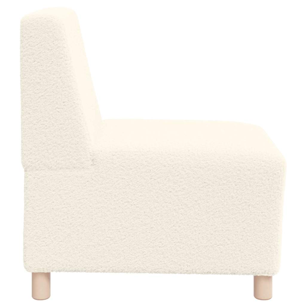 Unité de Sofa Modulaire Sans Accoudoirs 3 pcs Crème - XIOS