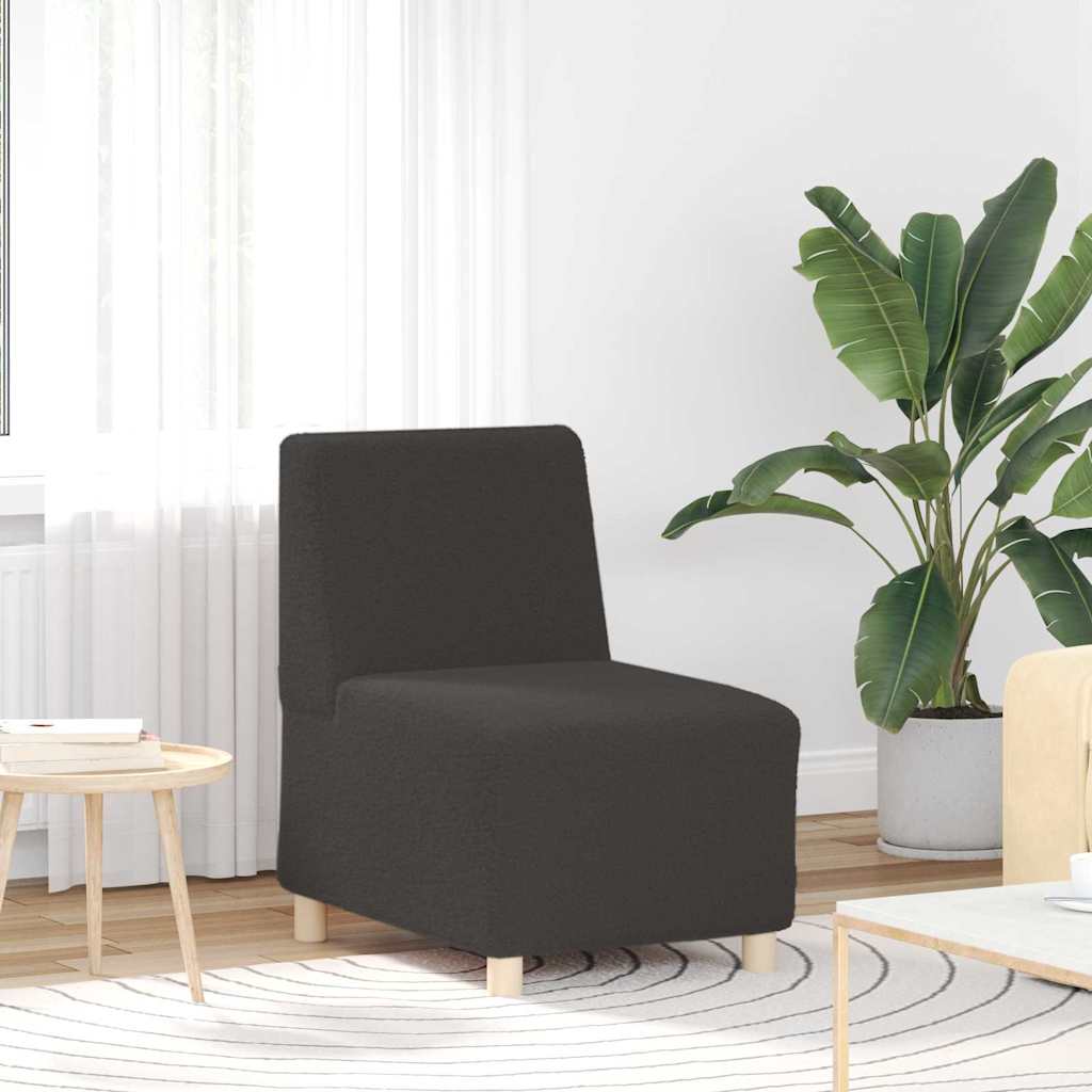 Unité de Sofa Modulaire Sans Accoudoirs 3 pcs Gris foncé - XIOS