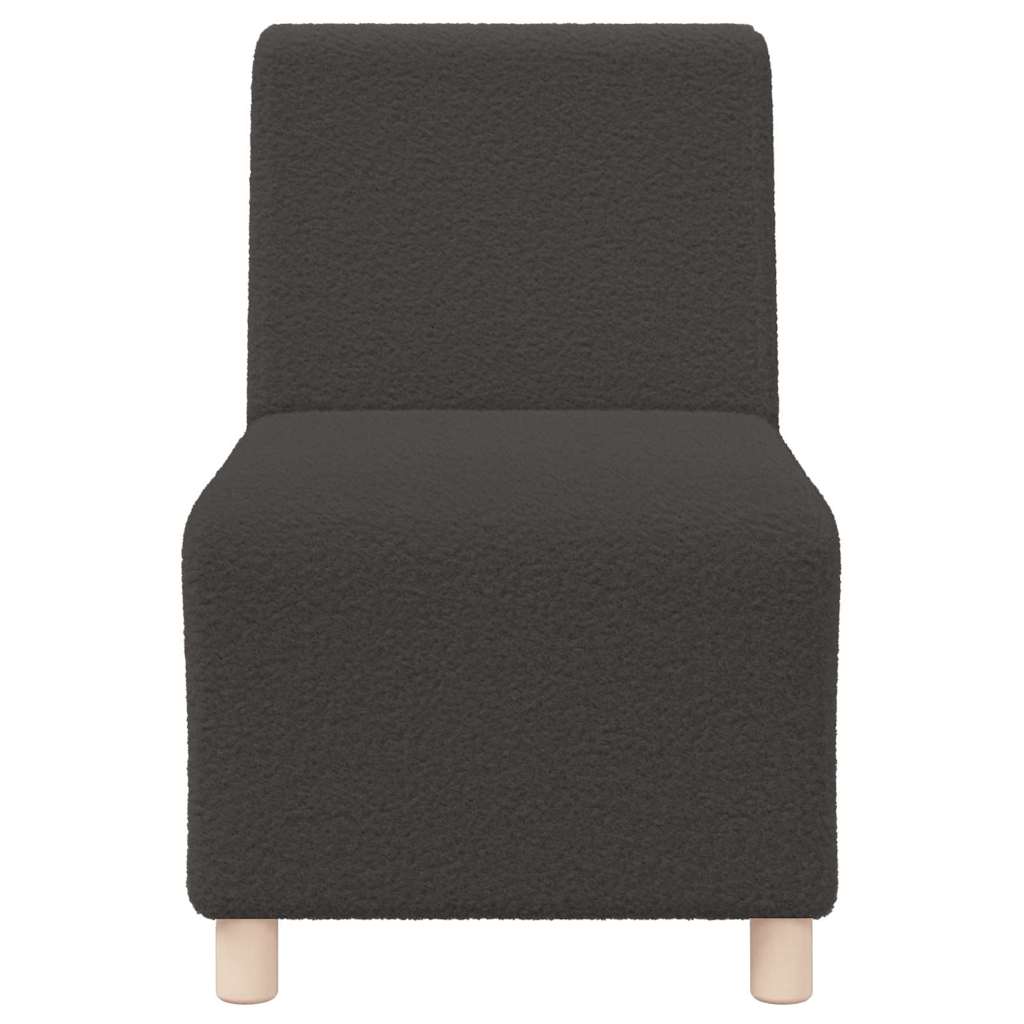 Unité de Sofa Modulaire Sans Accoudoirs 3 pcs Gris foncé - XIOS