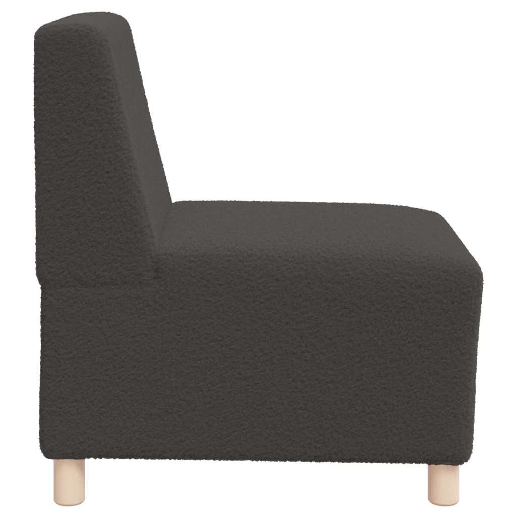 Unité de Sofa Modulaire Sans Accoudoirs 3 pcs Gris foncé - XIOS