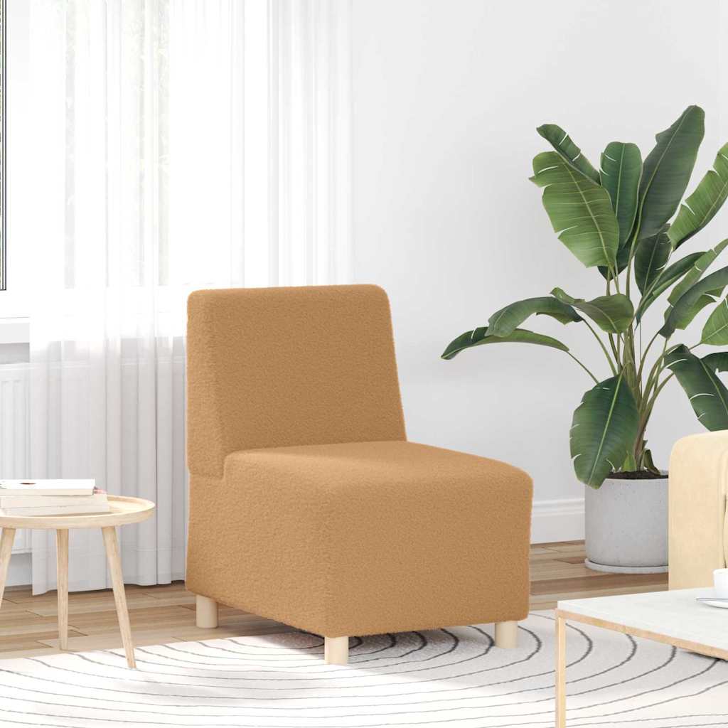 Unité de Sofa Modulaire Sans Accoudoirs 3 pcs Beige - XIOS