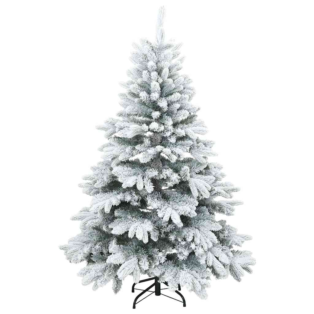 Sapin de Noël artificiel à branches pliantes, duveteux de neige - XIOS