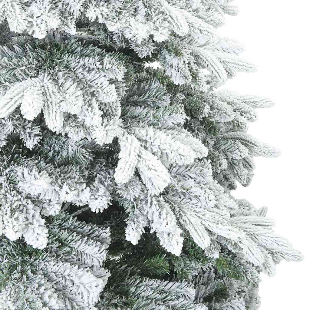 Arbre de Noël Artificiel Moderne à Charnières Flocké avec Neige