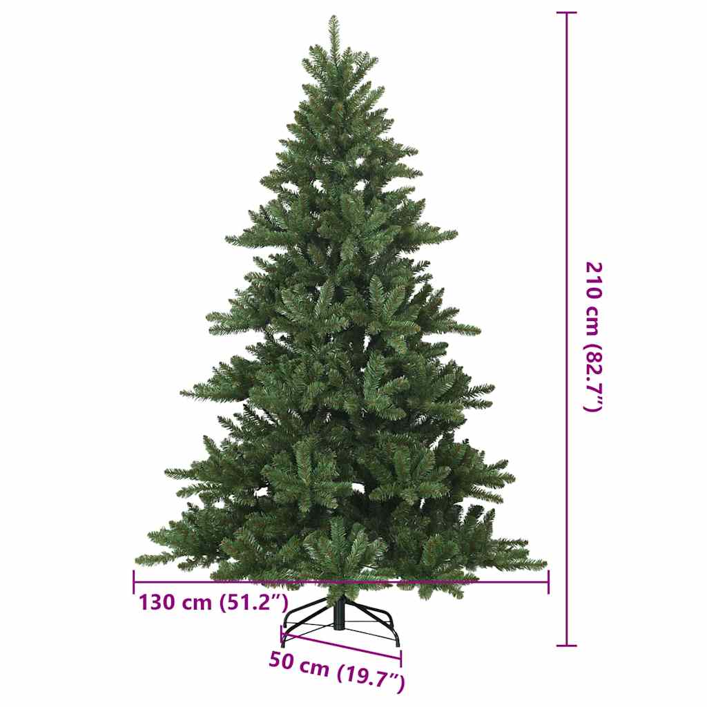 Sapin de Noël Artificiel à Branches Articulées Vert 210 cm