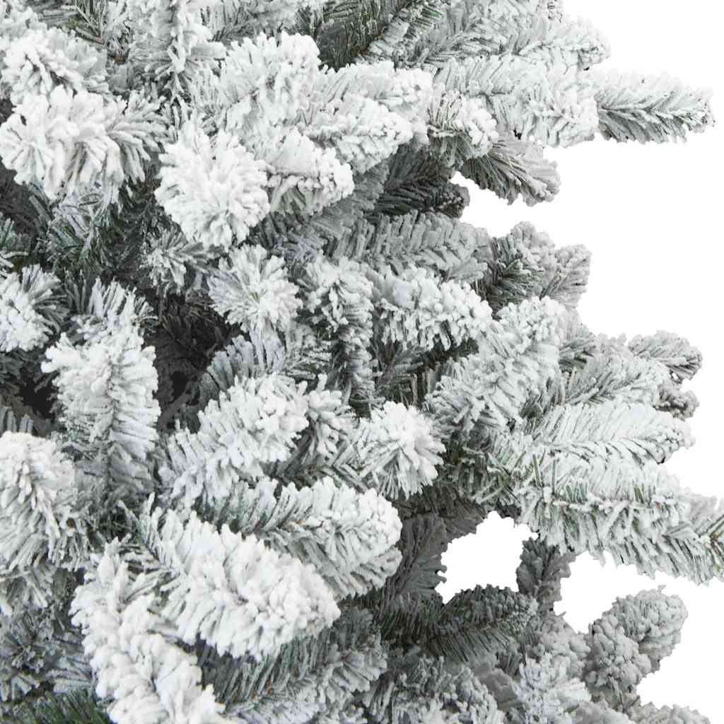 Arbre de Noël Artificiel Moderne à Charnières Flocké avec Neige