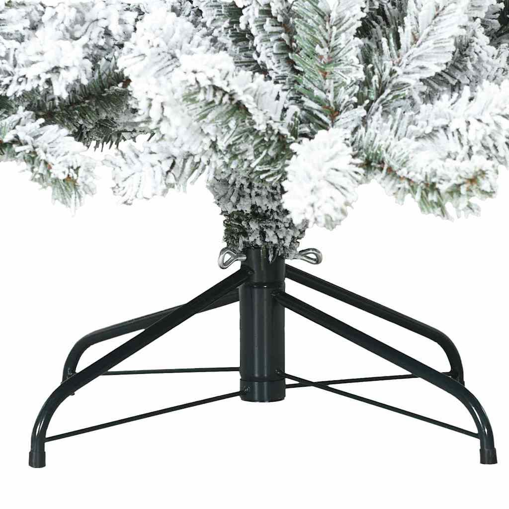 Arbre de Noël Artificiel Moderne à Charnières Flocké avec Neige - XIOS