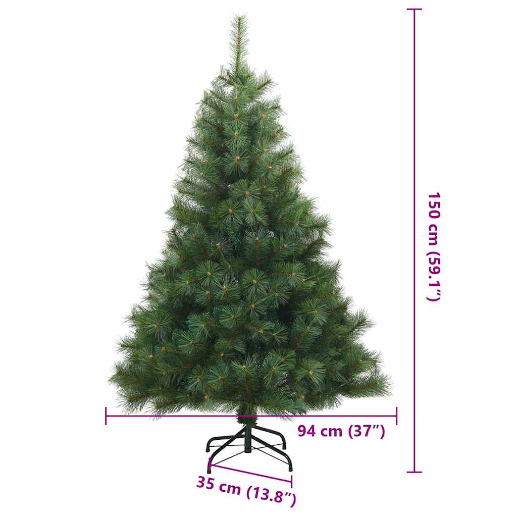Sapin de Noël Artificiel à Branches Articulées Vert 150 cm