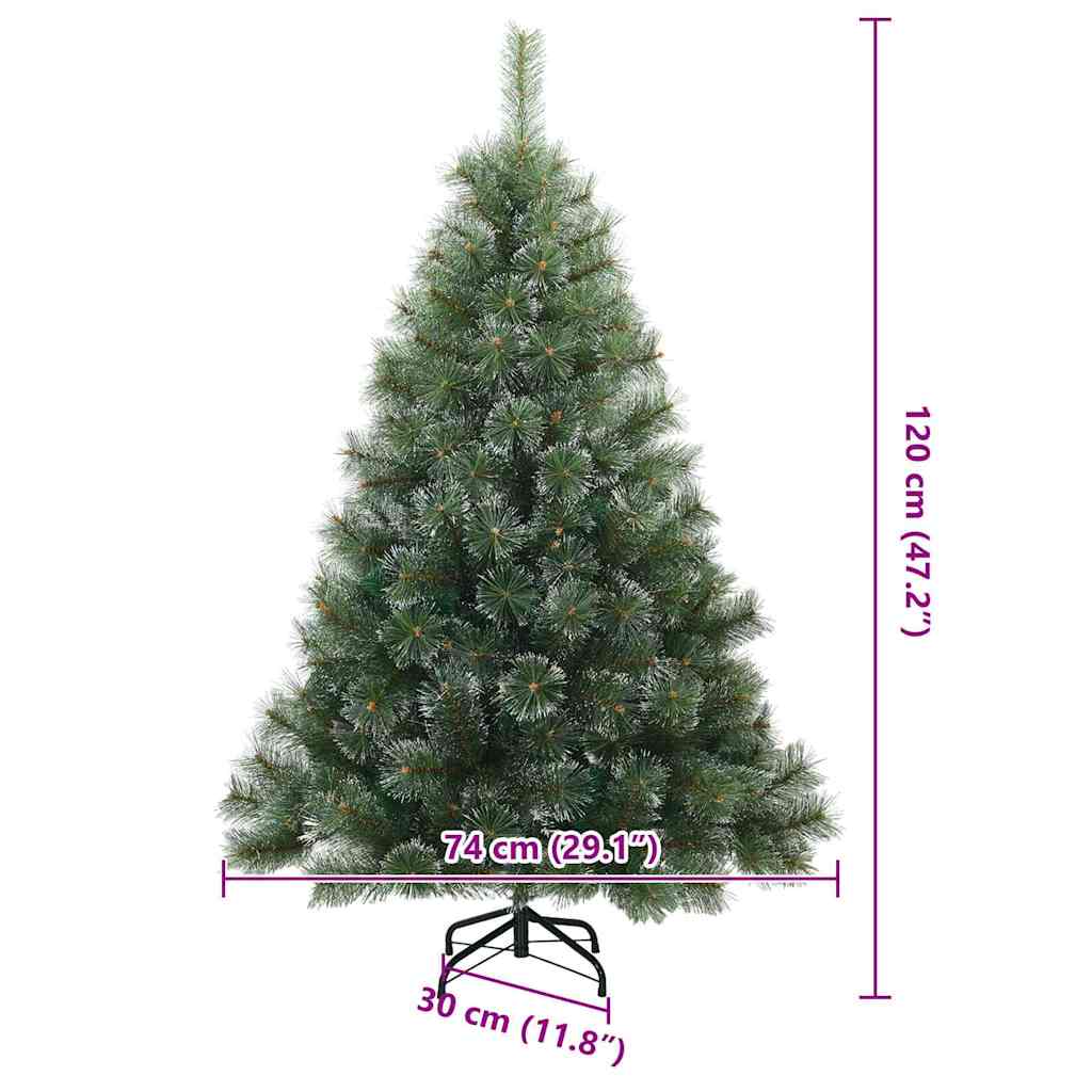 Arbre de Noël Artificiel Moderne à Charnières Flocké avec Neige - XIOS