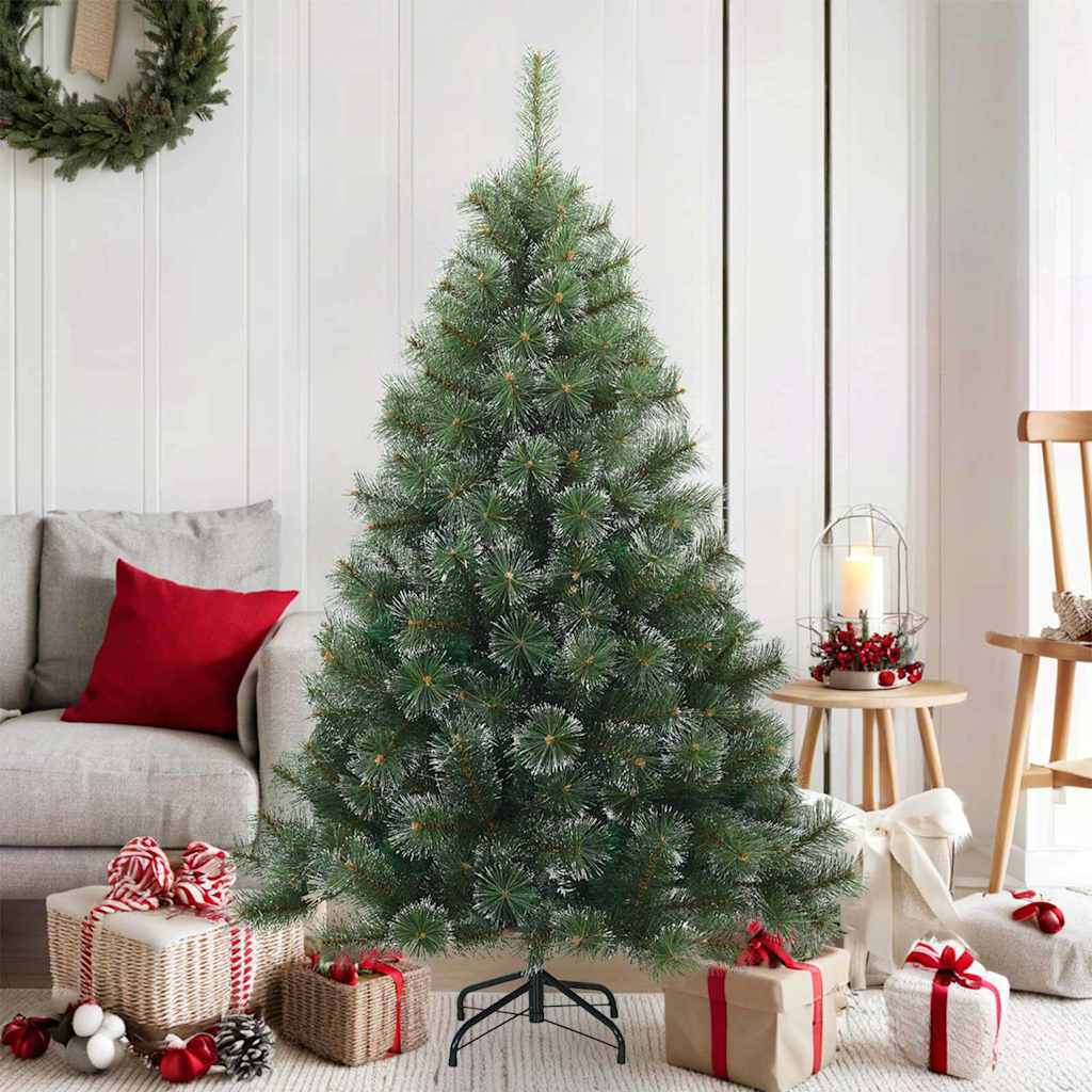 Arbre de Noël Artificiel Moderne à Charnières Flocké avec Neige - XIOS