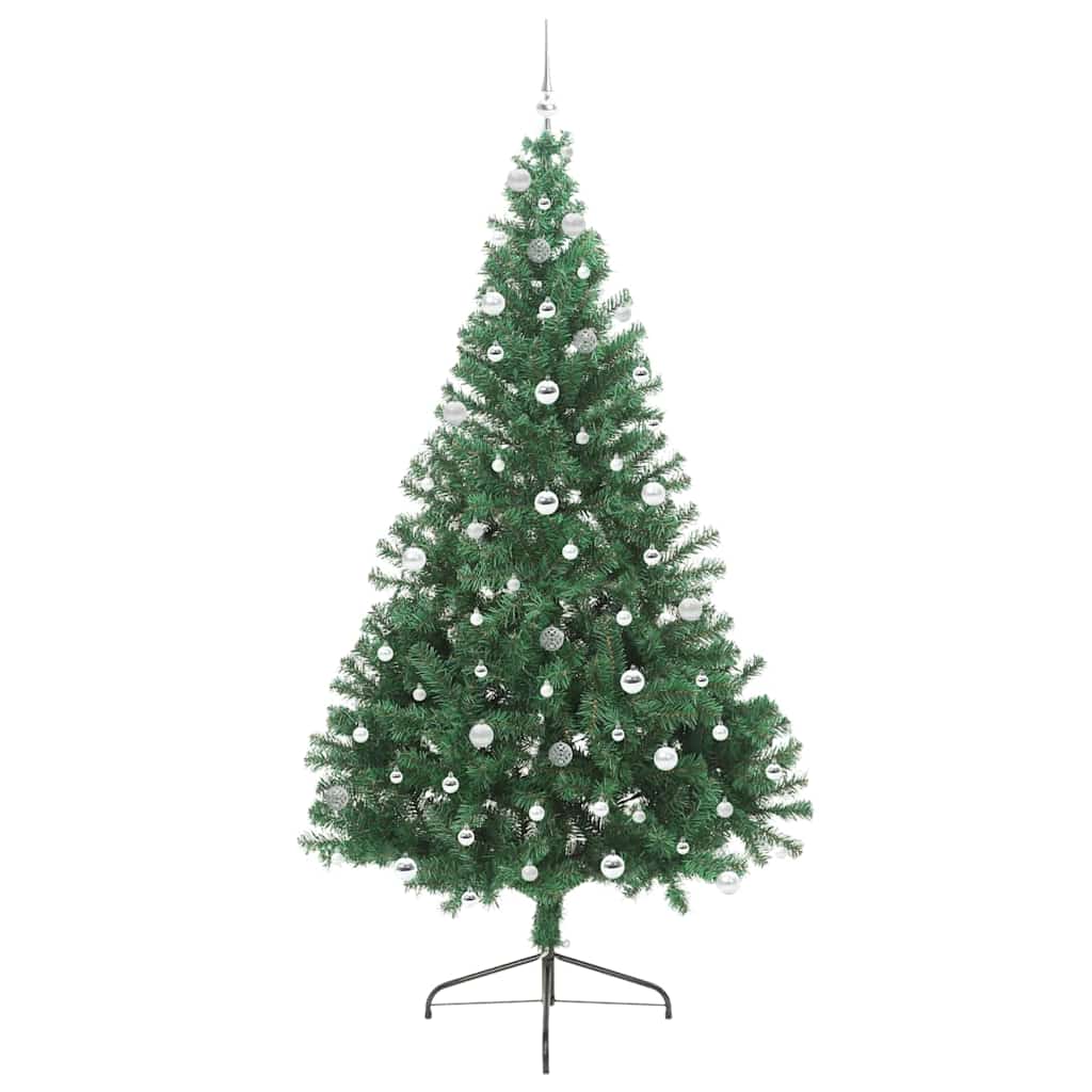 Sapin de Noël artificiel pré-éclairé Vert 240 cm PVC - XIOS