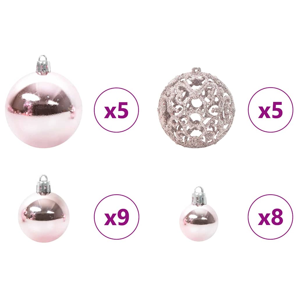 Sapin de Noël artificiel pré-éclairé Argent 150 cm PET - XIOS