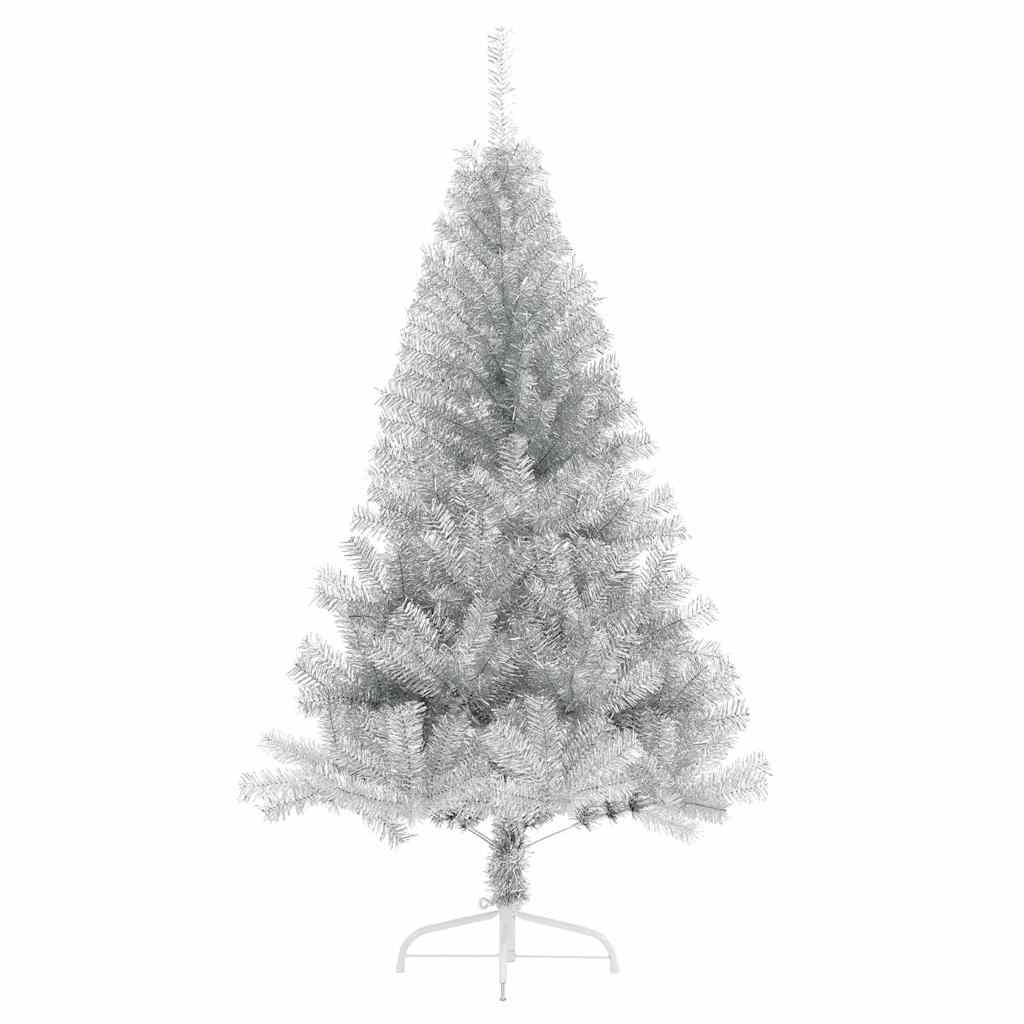 Sapin de Noël artificiel pré-éclairé Argent 150 cm PET - XIOS