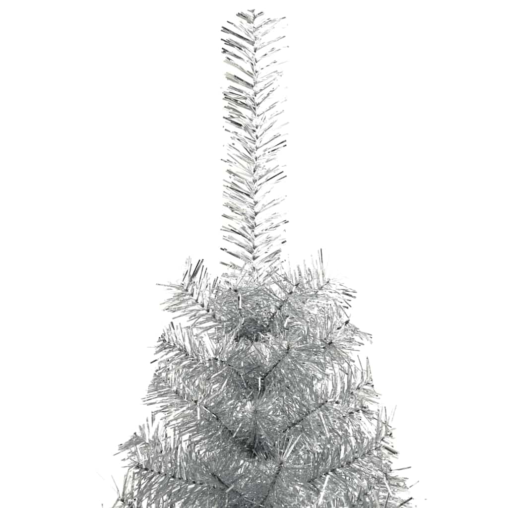 Sapin de Noël artificiel pré-éclairé Argent 180 cm PET - XIOS