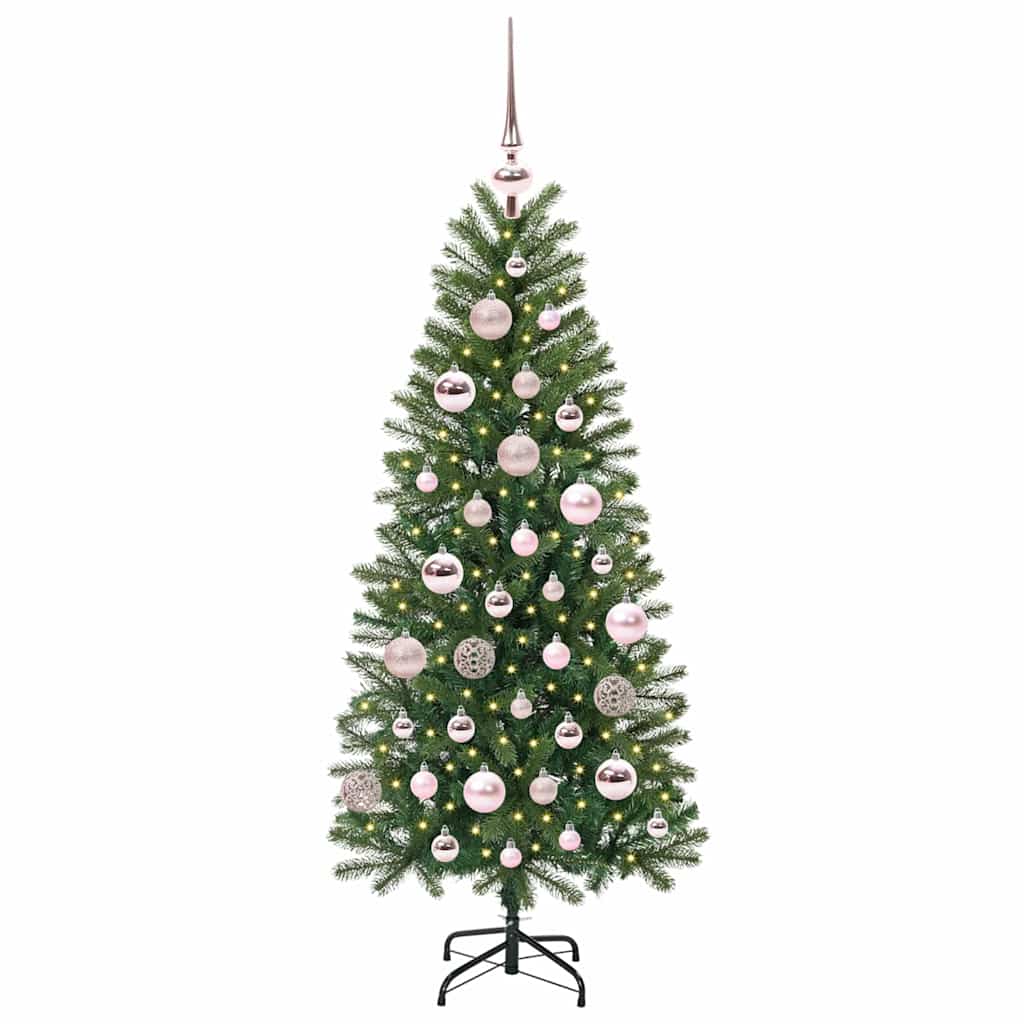 Sapin de Noël artificiel avec 150 LED Vert 120 cm PE et PVC - XIOS