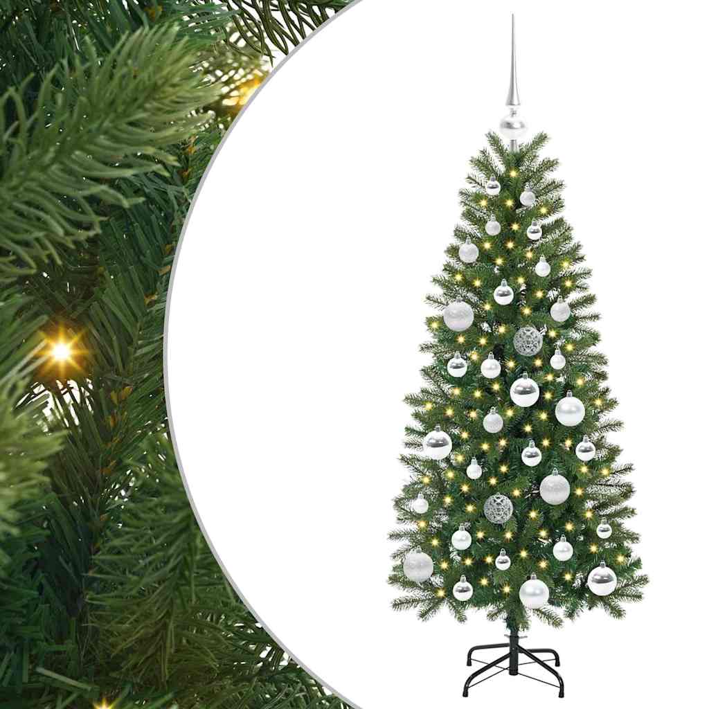 Sapin de Noël artificiel avec 150 LED Vert 120 cm PE et PVC - XIOS