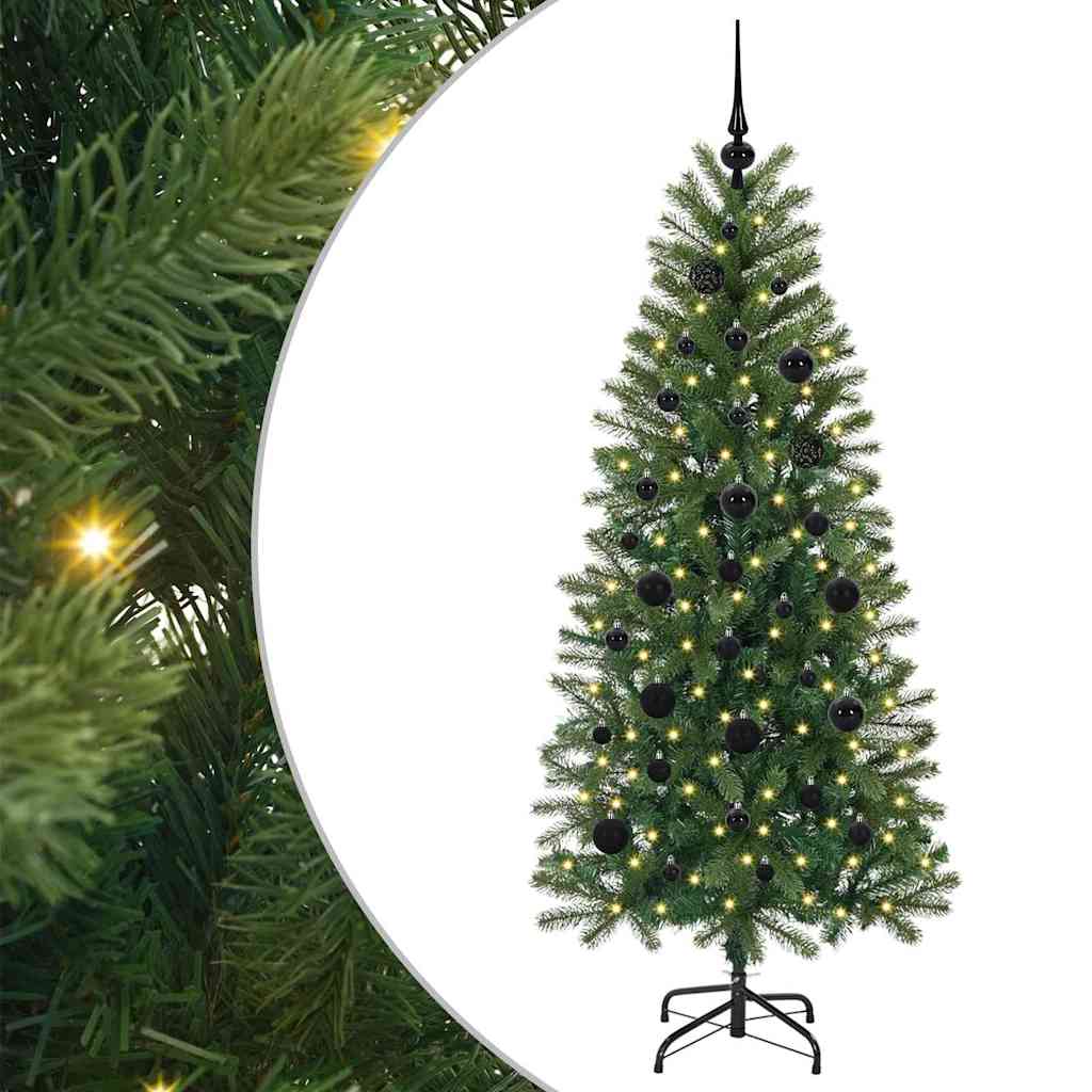 Sapin de Noël artificiel avec 150 LED Vert 150 cm PE et PVC - XIOS