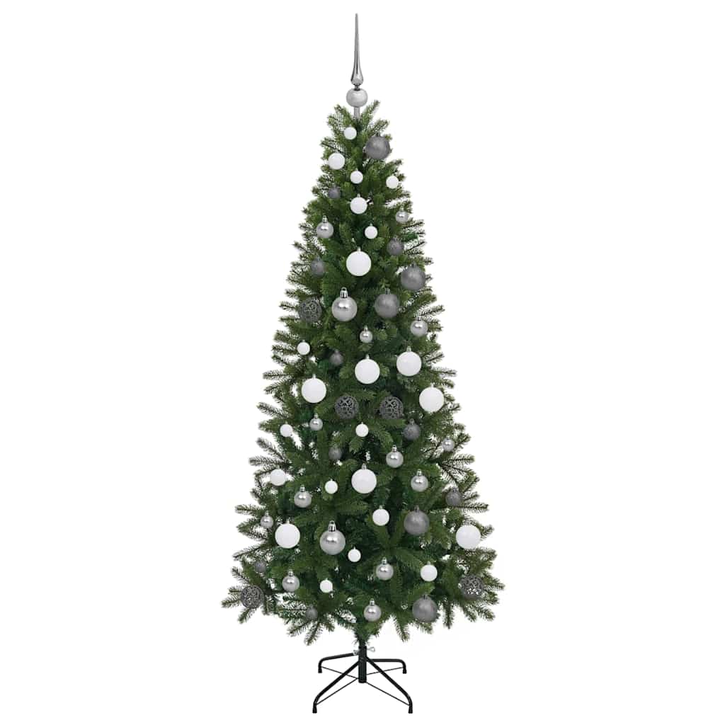 Sapin de Noël artificiel avec 300 LED Vert 180 cm PE et PVC - XIOS