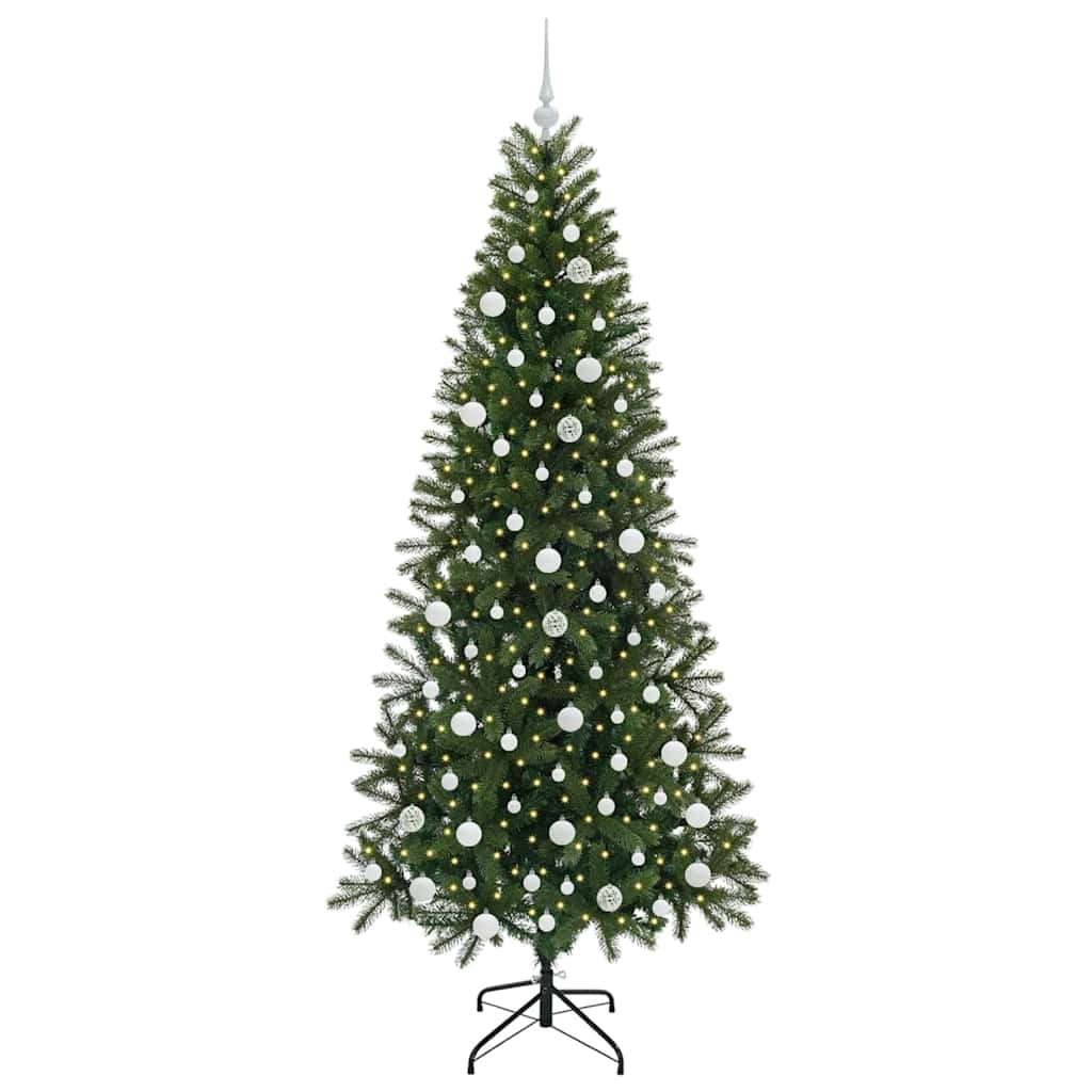 Sapin de Noël artificiel avec 300 LED Vert 210 cm PE et PVC - XIOS