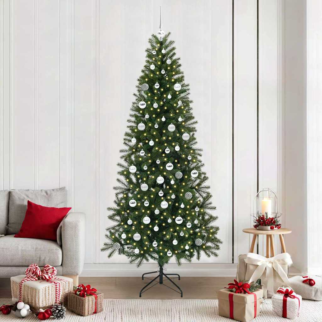 Sapin de Noël artificiel avec 300 LED Vert 210 cm PE et PVC - XIOS