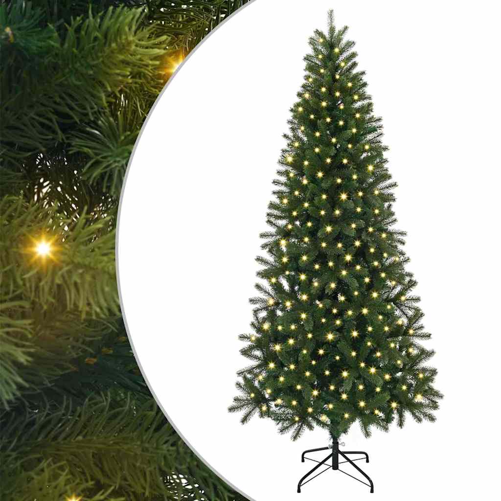 Sapin de Noël artificiel avec 300 LED Vert 240 cm PE et PVC - XIOS