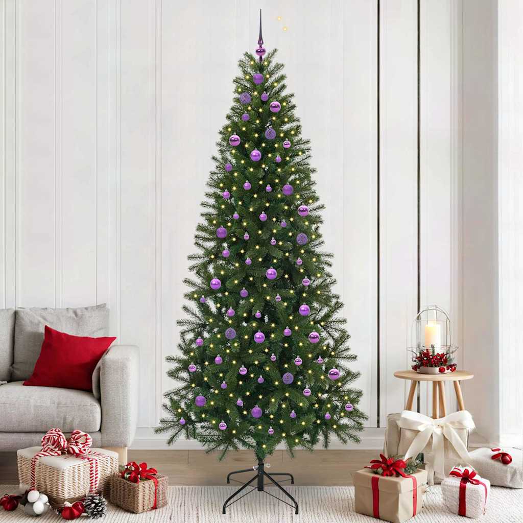 Sapin de Noël artificiel avec 300 LED Vert 240 cm PE et PVC - XIOS