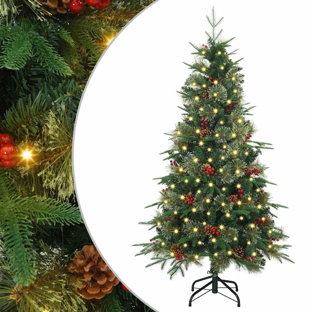 Sapin de Noël Artificiel à Branches Articulées Vert 120 cm - XIOS