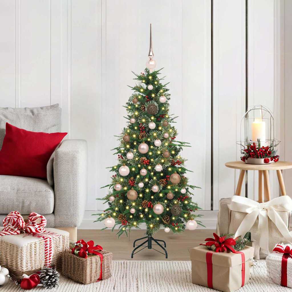 Sapin de Noël Artificiel à Branches Articulées Vert 120 cm - XIOS