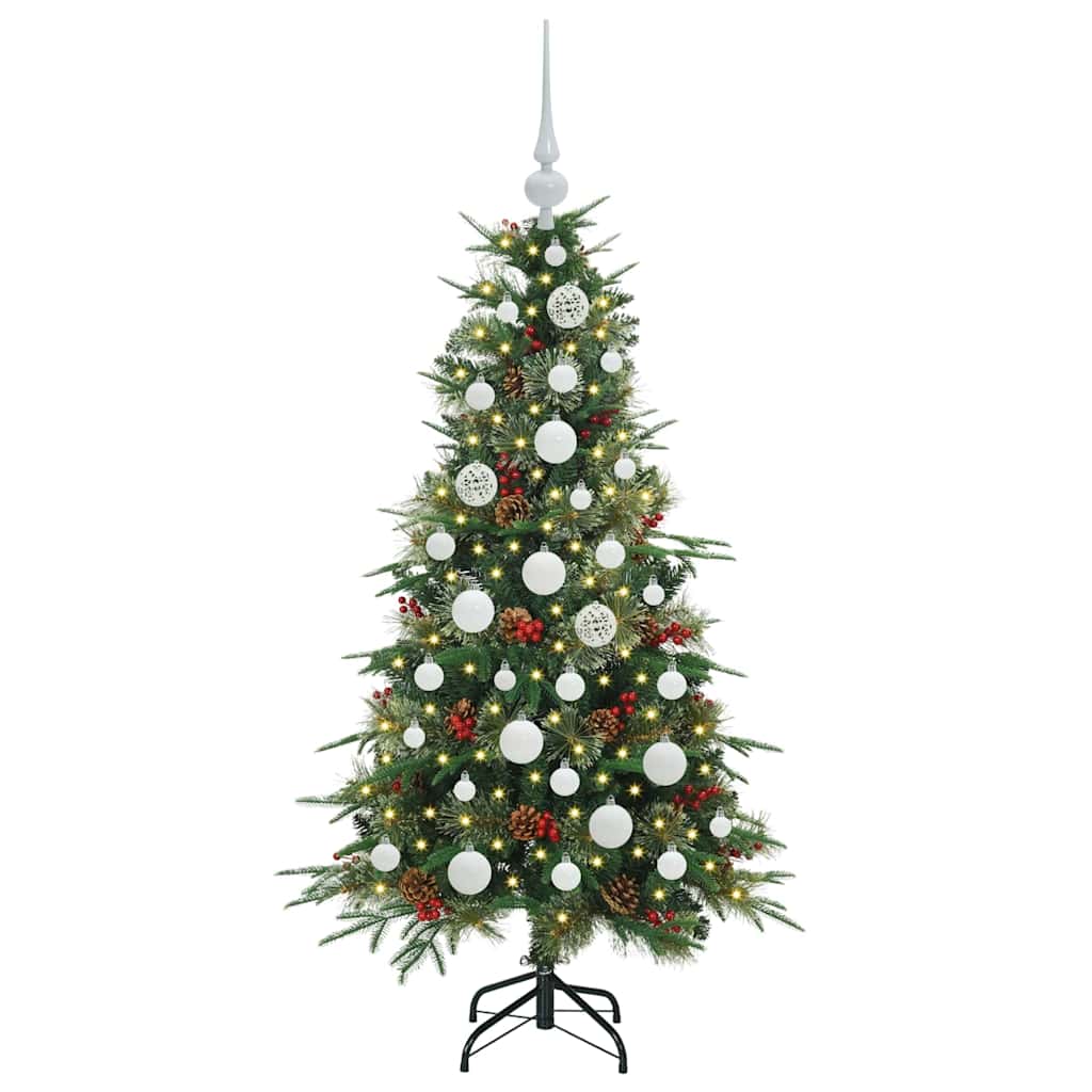 Sapin de Noël Artificiel à Branches Articulées Vert 120 cm - XIOS